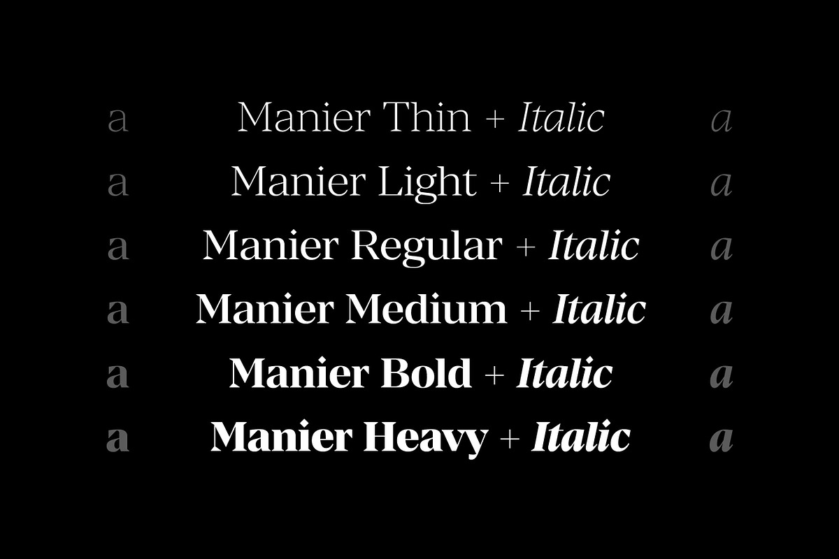 Manier Font Free Download | FontCypress