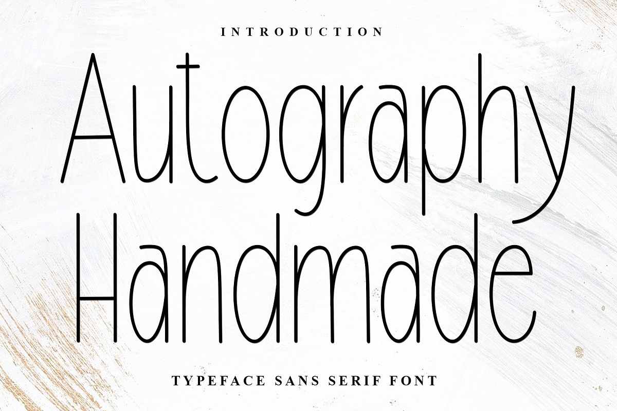 Autography Handmade, a Sans Serif Font by FreshTypeINK (Photo 1 of 7)