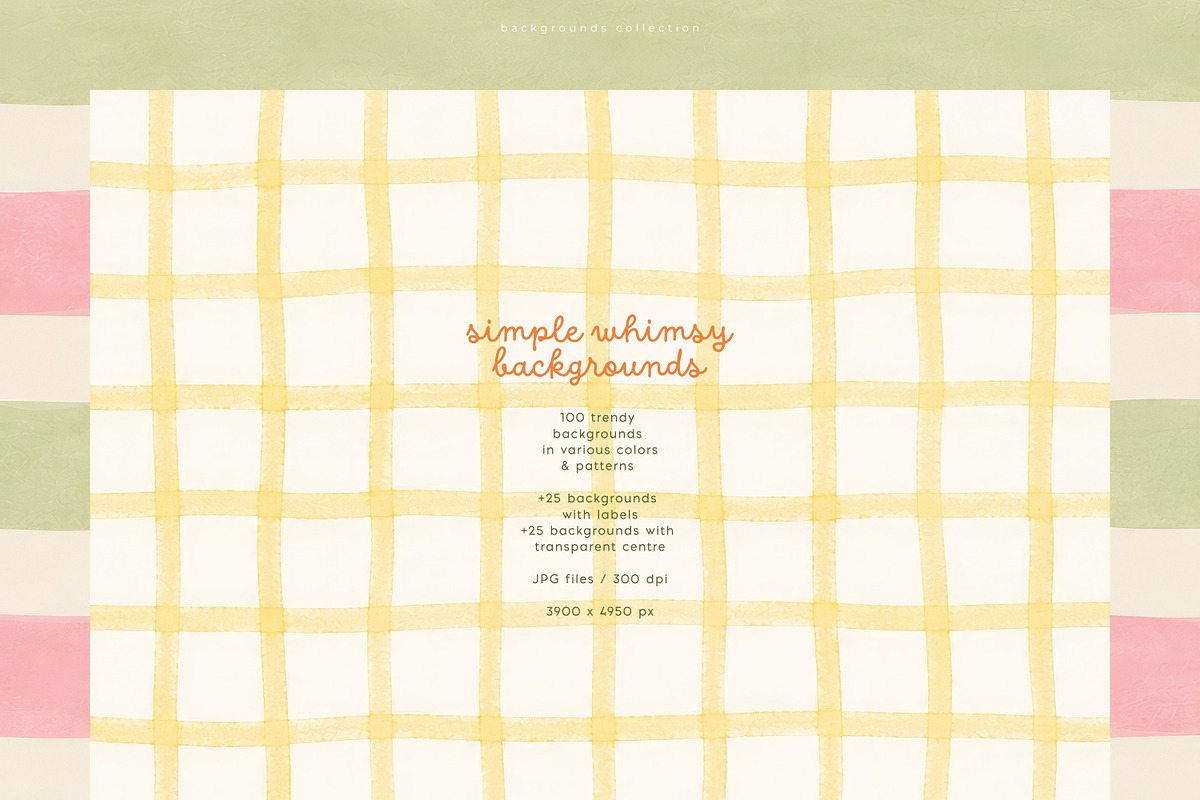 Simple Whimsy Backgrounds, a Background Graphic by PeDe Designs (Photo 2 of 15)