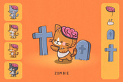 Cats in Costumes: Halloween Edition, an Illustration by Green Room Media (Thumbnail 25 of 27)