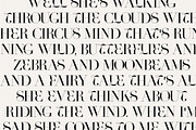 Evangelina - Fashion Display Font, a Font by Tropical Type (Thumbnail 13 of 13)