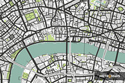 London Map – Regular, an Illustration by MetroMaps (Thumbnail 2 of 3)