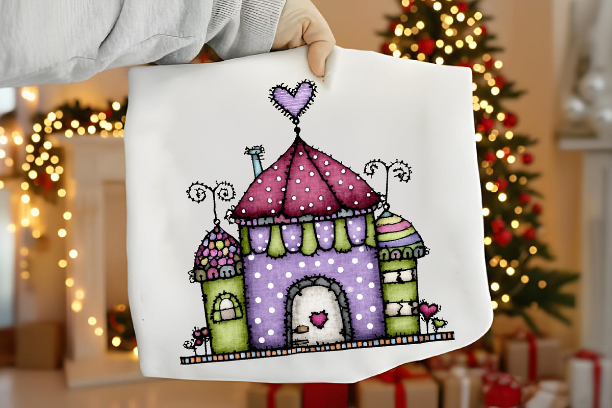Whimsical Christmas Clipart Bundle, an Illustration by Canvas Craft (Photo 4 of 6)