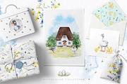 Charming Rustic Watercolors, an Animal Illustration by Eva Katerina (Thumbnail 2 of 15)