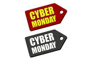 Cyber Monday Background Set