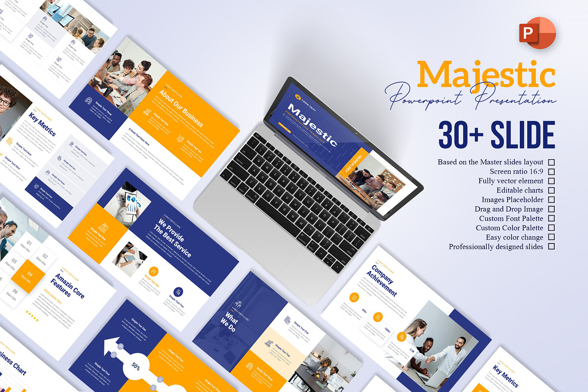Majestic PowerPoint Presentation, a Presentation Template by zahidhossainalif (Photo 1 of 9)