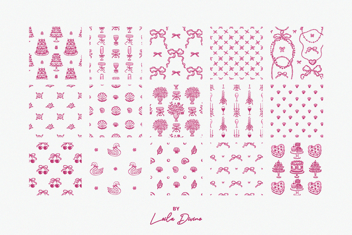 Elegant Hand Drawn Frames & Clip Art, an Object Graphic by Leila Divine (Photo 14 of 17)