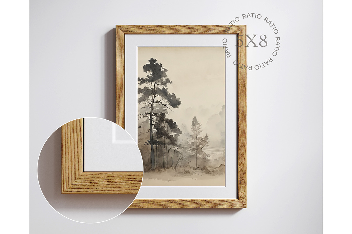 Wooden frame mockup close up, a Household Mockup by Artjafara (Photo 3 of 7)