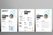 Modern Resume CV Template, a Resume Template by NorthPeak (Thumbnail 6 of 6)