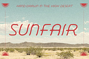 Sunfair | Slanted Sans Serif Font, a Handwritten Font by Amber Morgan (Thumbnail 1 of 6)