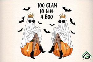 Funny Halloween Ghost PNG, an Illustration by Craft Nest