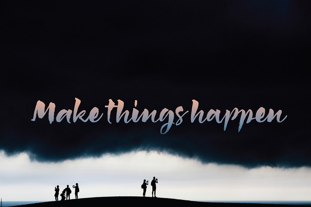 Baikal Handwritten Font with bonus preview 4