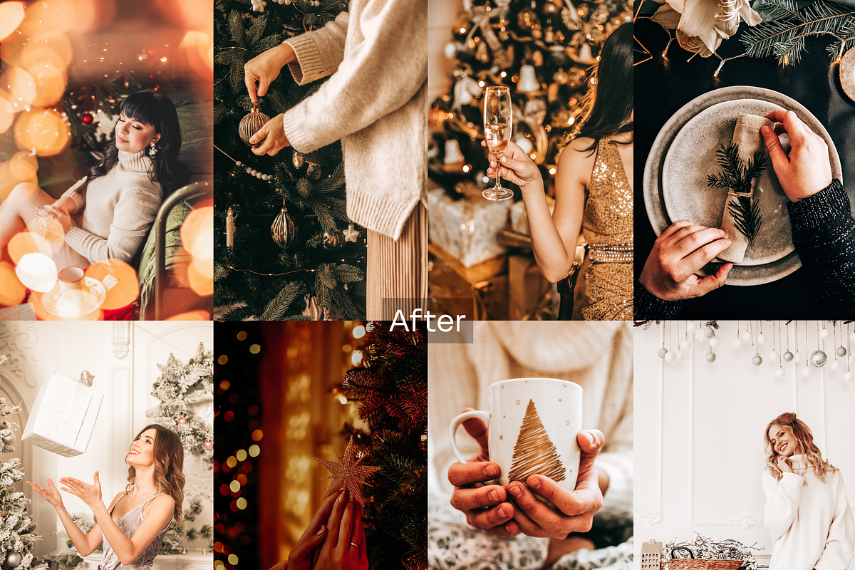 14 Golden Christmas Lightroom Preset, a Preset Add-On by RamsaGraphi (Photo 3 of 10)