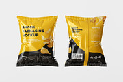 Snack Packaging Mockup Sets, a Packaging Mockup by Artnivora.Std (Thumbnail 1 of 4)