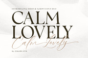 Calm Lovely - Font Duo, a Sans Serif Font by ErgibiStudio (Thumbnail 1 of 11)