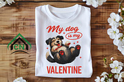 Yarn Crochet Valentine's Day Dog PNG, an Illustration by Craft Nest (Thumbnail 6 of 6)