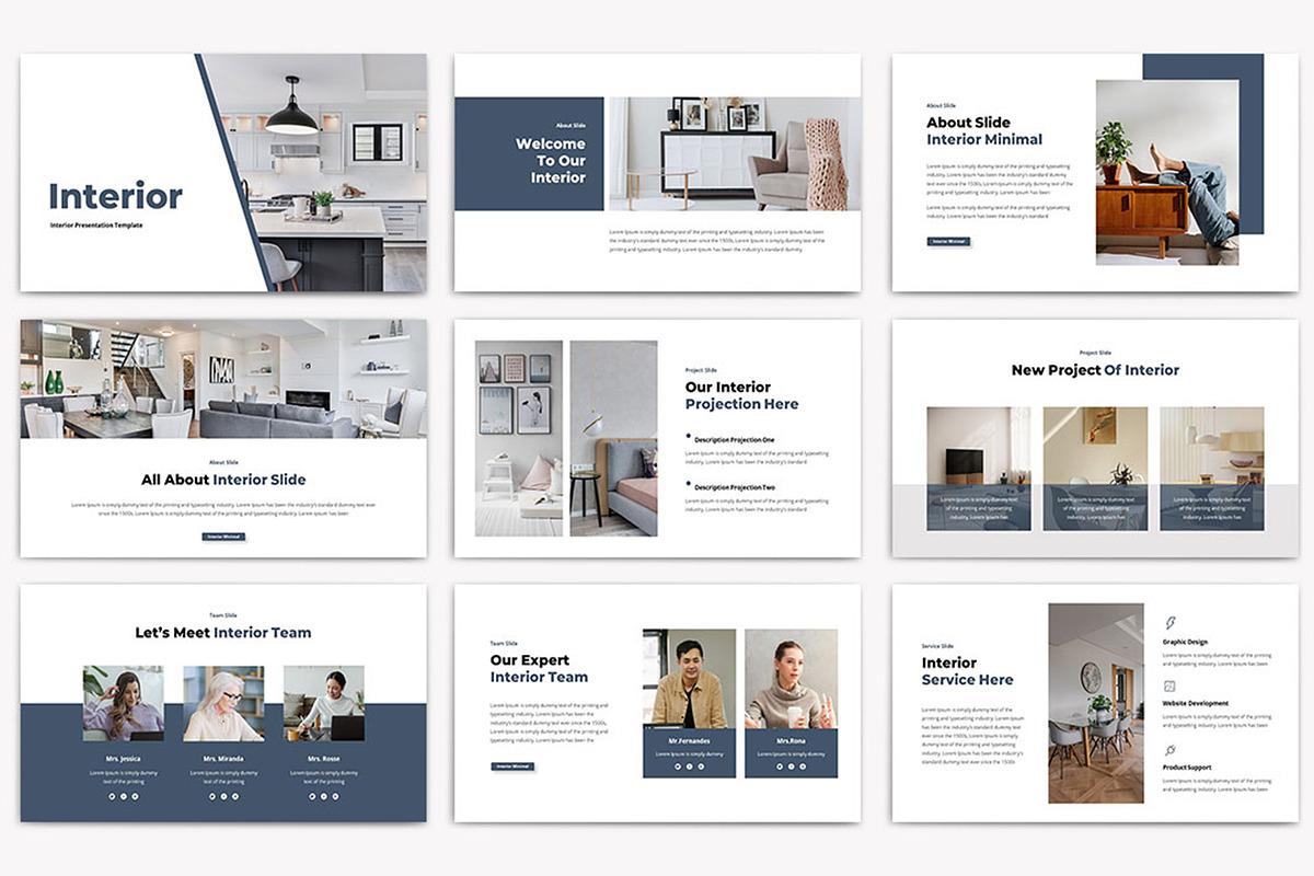 Interior Powerpoint-Google Slid, a Presentation Template by TypeMakers
