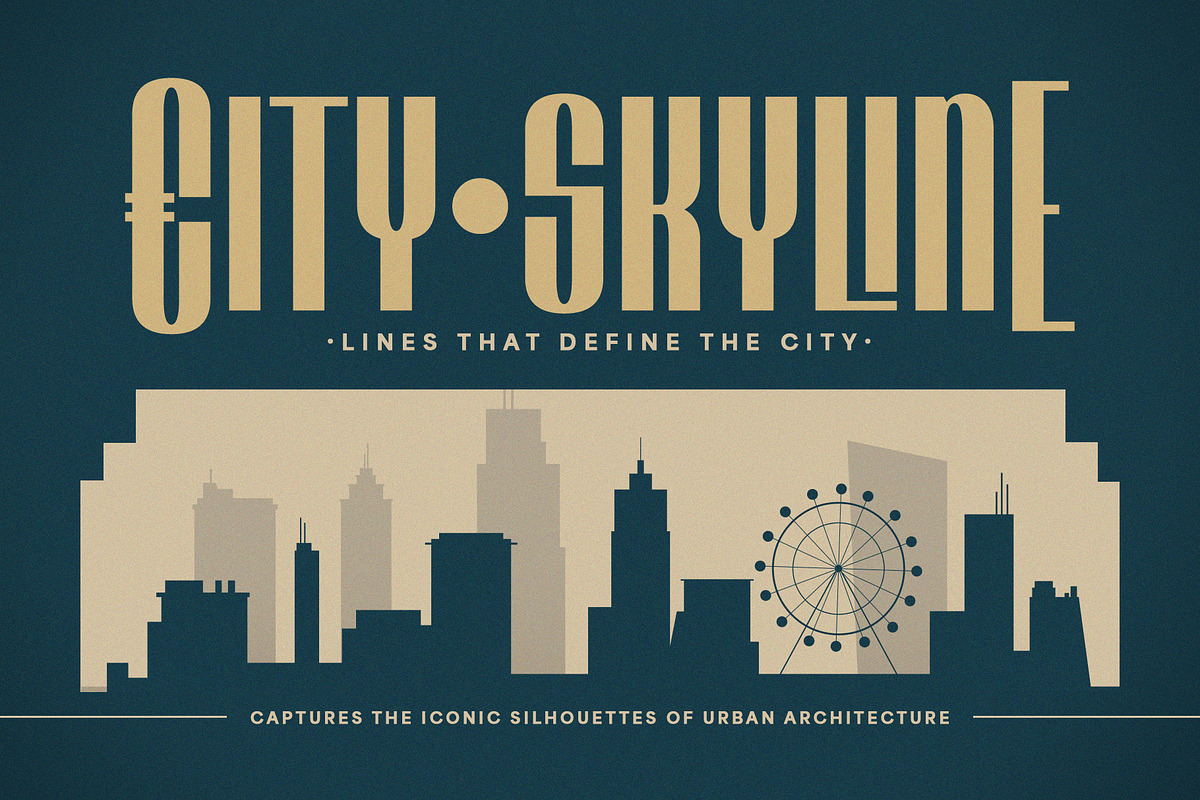 Hustlers - Art Deco Font, a Sans Serif Font by Krismagraph (Photo 3 of 12)