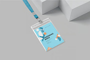 Conference Badge Mockups, an Advertising Mockup by megostudi0 (Thumbnail 7 of 7)