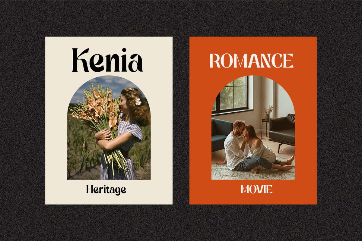 Periosea Serif Retro Font, a Serif Font by UICreative (Photo 6 of 13)