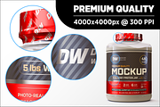 5lb Whey Protein Jar Mockup B3-Pro, a Packaging Mockup by Design Warlord (Thumbnail 12 of 16)