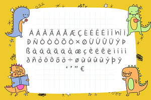 Disordered Child Handwriting Font