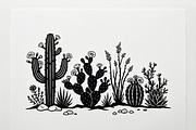 60 Desert Cactus Floral Silhouette, a Seasonal Illustration by Amazin_art (Thumbnail 37 of 38)