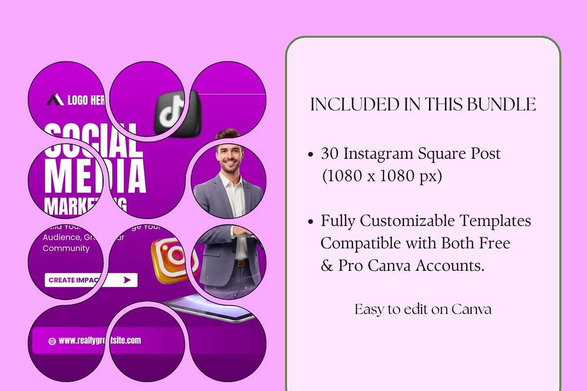Digital Marketing Social Media Kit, a Social Media Template by Arslan (Photo 5 of 6)