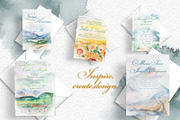 Watercolor Landscapes Clipart Set, a Seasonal Illustration by ArtCreationsDesign (Thumbnail 5 of 7)
