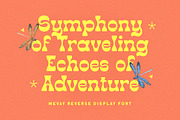 Nomadic - Reverse Display Font, a Handwritten Font by Letterhend Studio (Thumbnail 7 of 9)