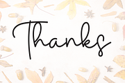 Wonderful September | Script Font, a Handwritten Font by Scratchones (Thumbnail 8 of 8)