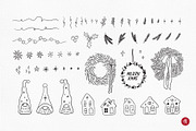 Christmas Hand Drawn Doodles Set, an Object Graphic by Alena Koval (Thumbnail 6 of 18)