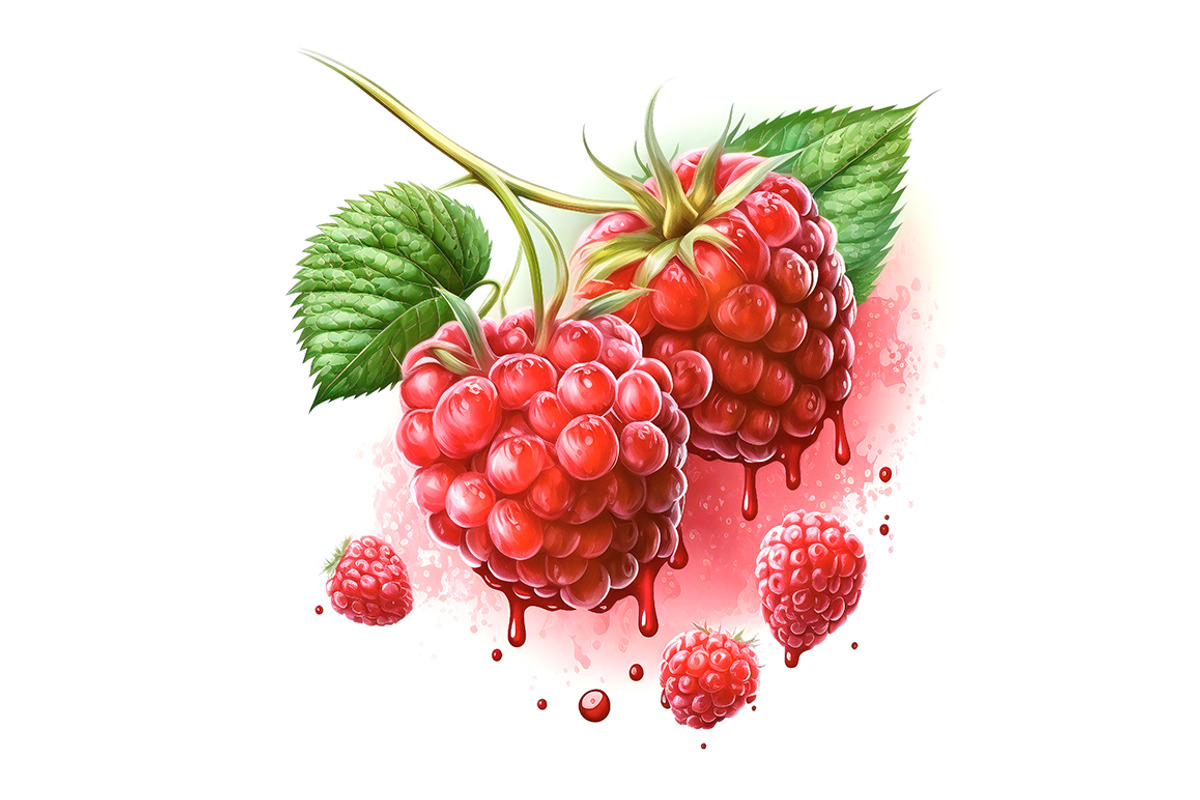Fruit watercolor illustrations / 02, a Food Illustration by Graxaim Mock-up (Photo 7 of 8)