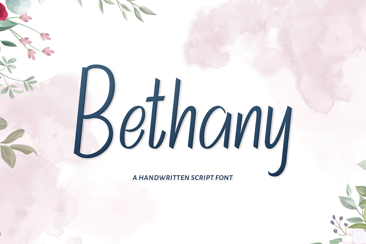 Bethany - Handwritten Font, a Handwritten Font by Alphaleonis_std (Photo 1 of 8)