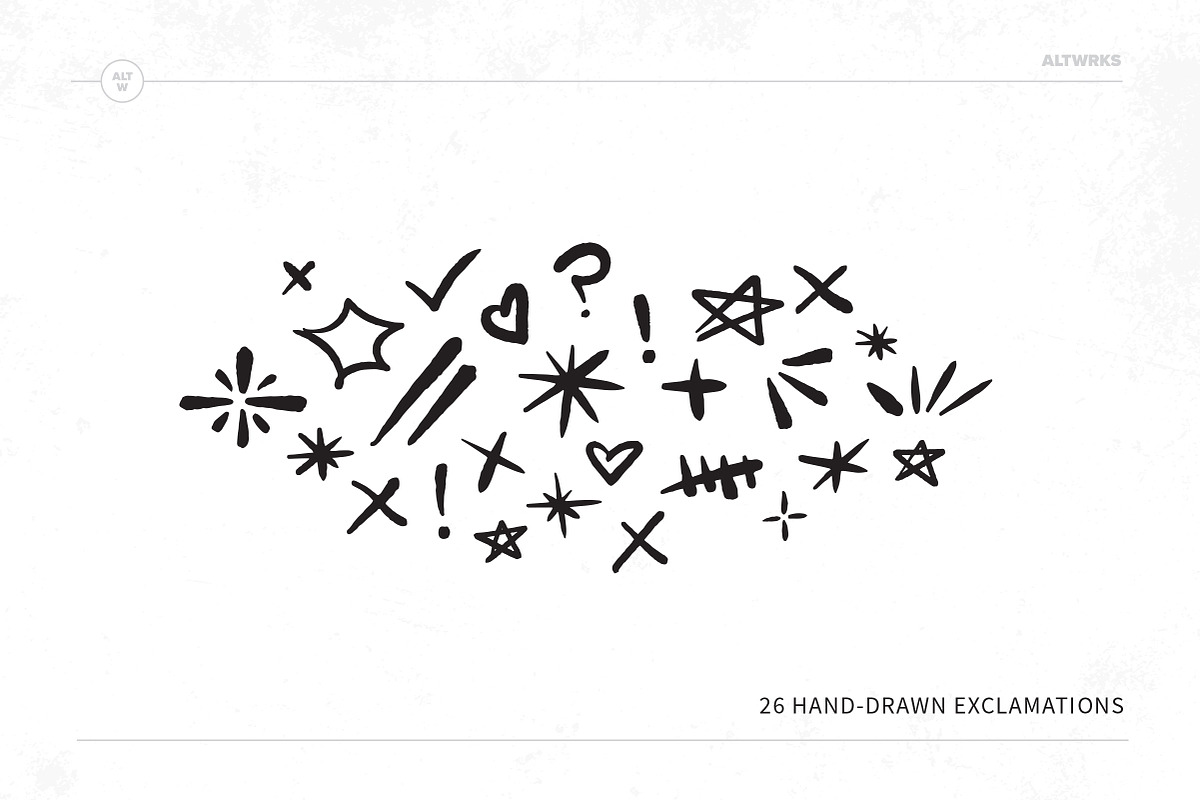Drawn - 86 Hand-Drawn Elements, an Object Graphic by AltWrks (Photo 7 of 7)