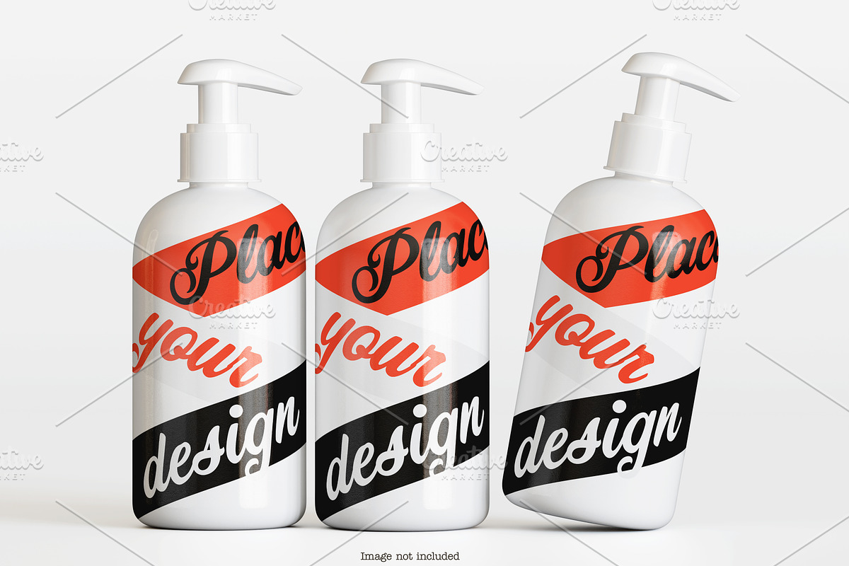 Cosmetic pump mockup bundles, a Cups & Container Mockup by Ambo Ampeng (Photo 29 of 32)