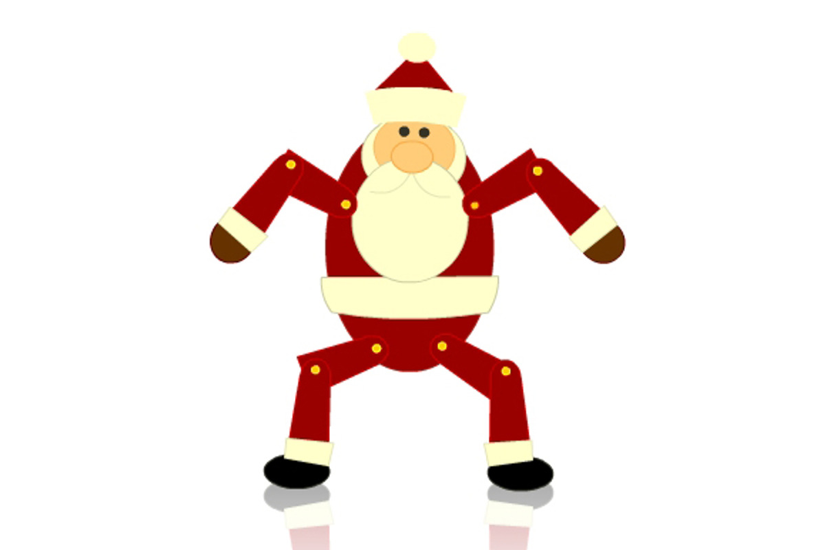 80% OFF - Dancing Santa Claus, an Illustration by Illustrations & Templates (Photo 4 of 7)