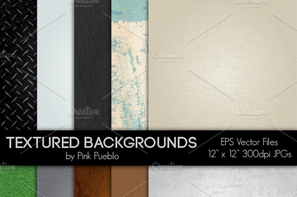 Textured Vector & Clipart Backgrouds preview 4
