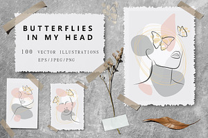 Butterflies in my head