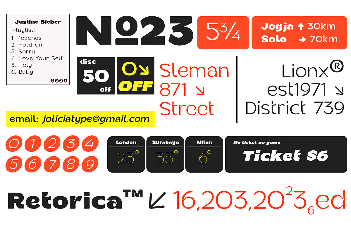 JT Olifer | 40 Fonts Family, a Sans Serif Font by Jolicia Type (Photo 2 of 13)