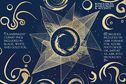 Magic Circles PS Brush & Clipart Set, a Brush Add-On by Paper Element (Thumbnail 8 of 10)