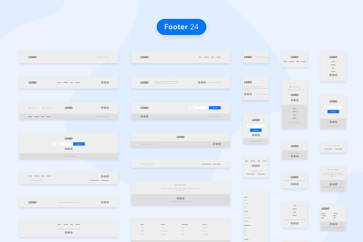 DOB – Desktop & Mobile Wireframe Kit, a Wireframe Template by laaqiq (Photo 14 of 15)