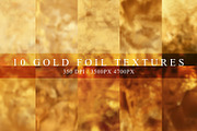 Gold Foil Textures, a Texture Graphic by Honnum Graphic Art (Thumbnail 1 of 7)