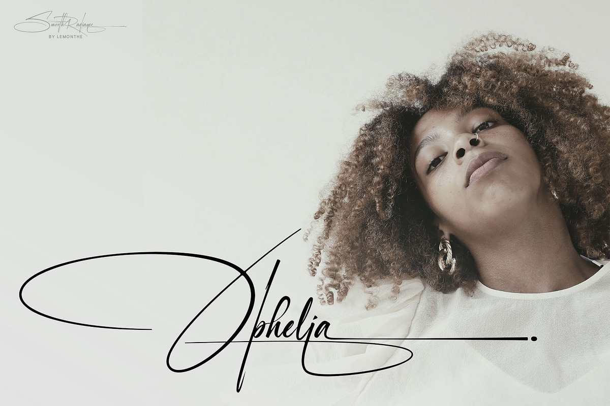 Smooth Radiance | Signature Font, a Script Font by Lemonthe (Photo 5 of 12)