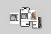 Social Media Mockup, an iPhone Mockup by Meizzaluna Design (Thumbnail 1 of 3)