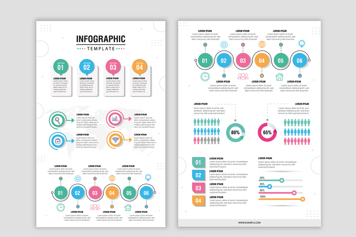 Colorful Infographic Elements
