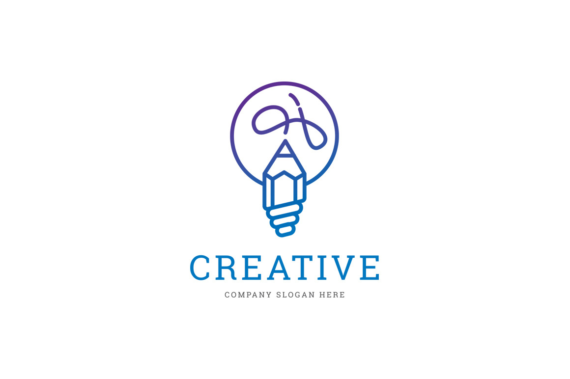 Creative Bulb Logo, a Branding & Logo Template by Designbase