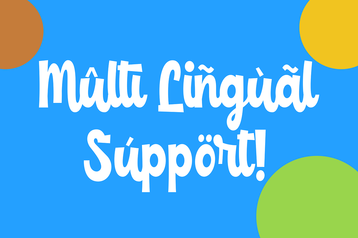 Childish - funny script font, a Font by alphArtype (Photo 11 of 17)