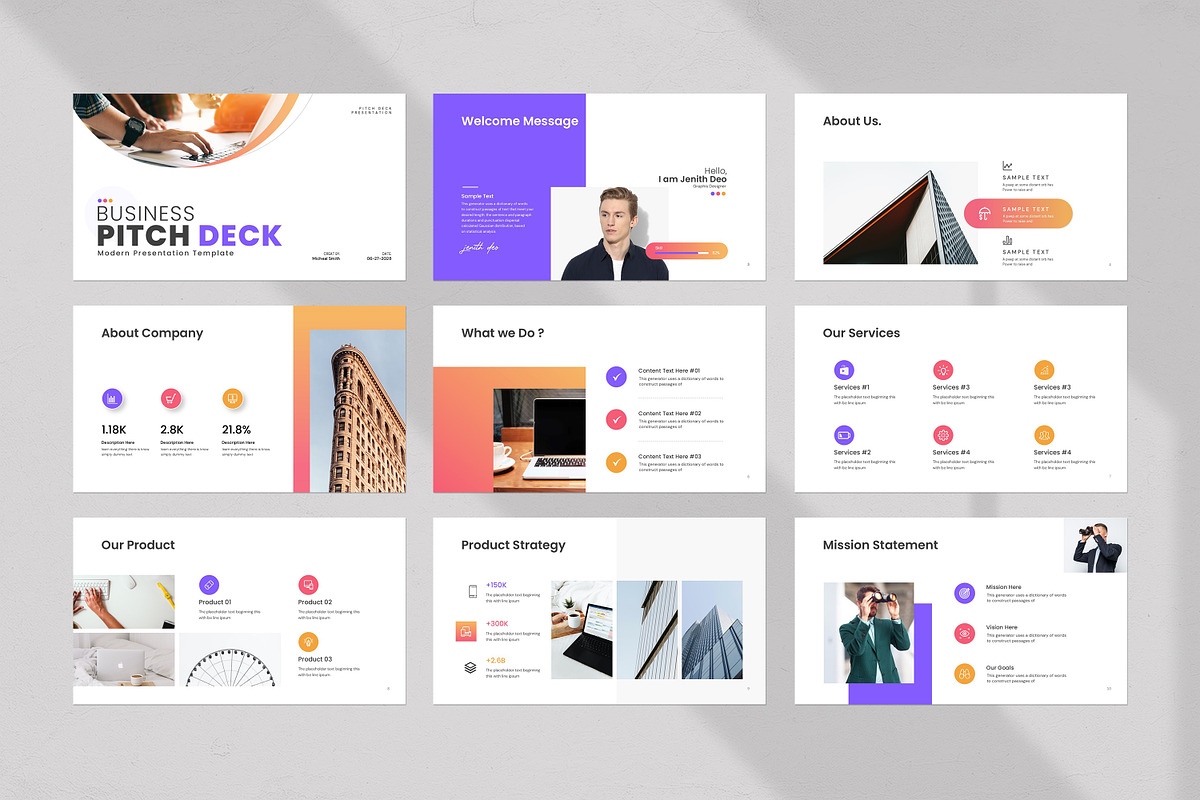 Business Pitch Deck Presentation preview 6