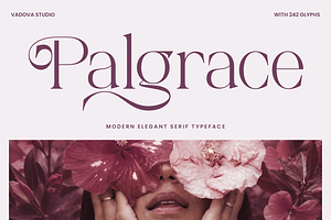 Palgrace Modern Serif Typeface Font